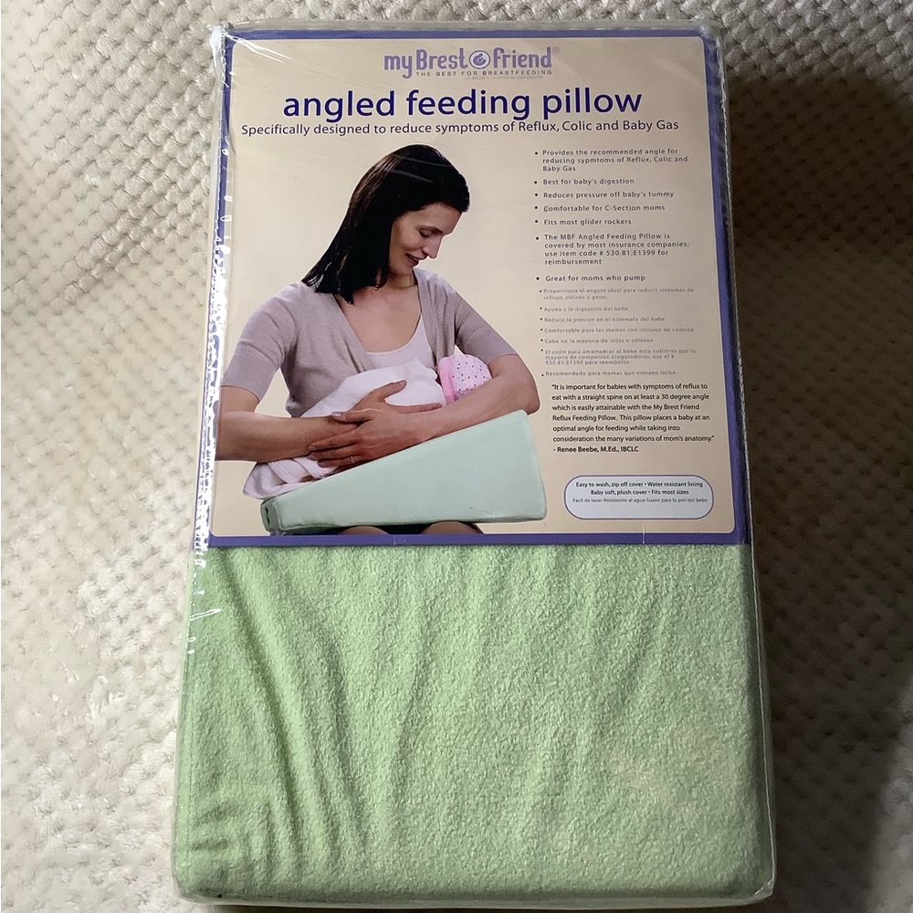 My Brest Friend Angled Feeding Pillow Reflux & Colic Support Removable Cover
